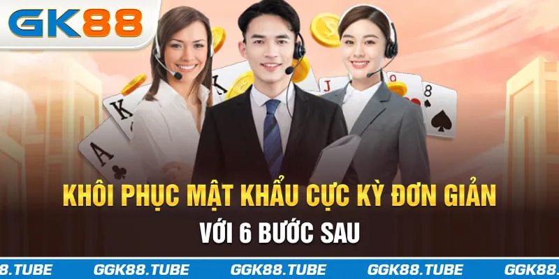 Khôi phục mật khẩu cực kỳ đơn giản với 6 bước sau